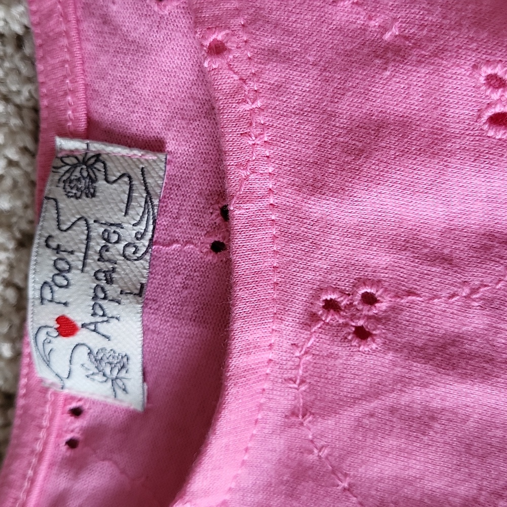 Pink Embroidered Tank - Picture 4 of 6